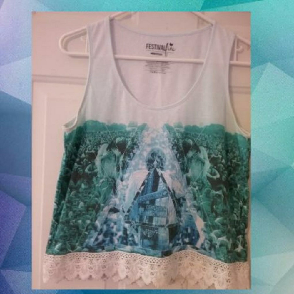 Festival Free By Woodstock Tank Top